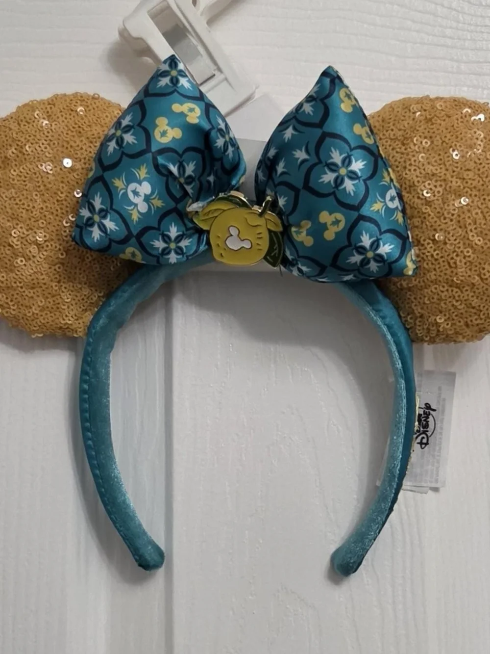 Disney Parks Epcot Saluti -Italy- Gold Sequin Ears